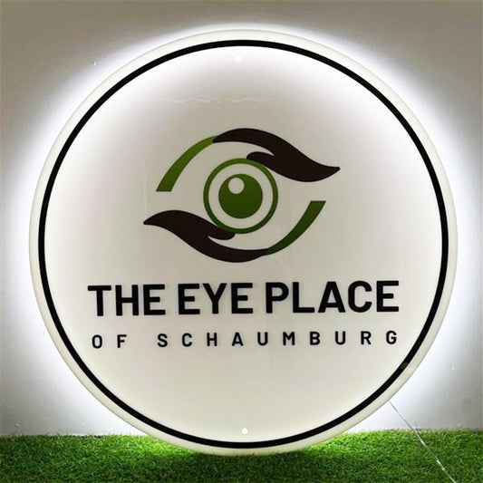 Custom LED Logo Sign - Backlit Acrylic Business Logo for Salon & Spa - Backlit Business Signs - Custom Logo Sign