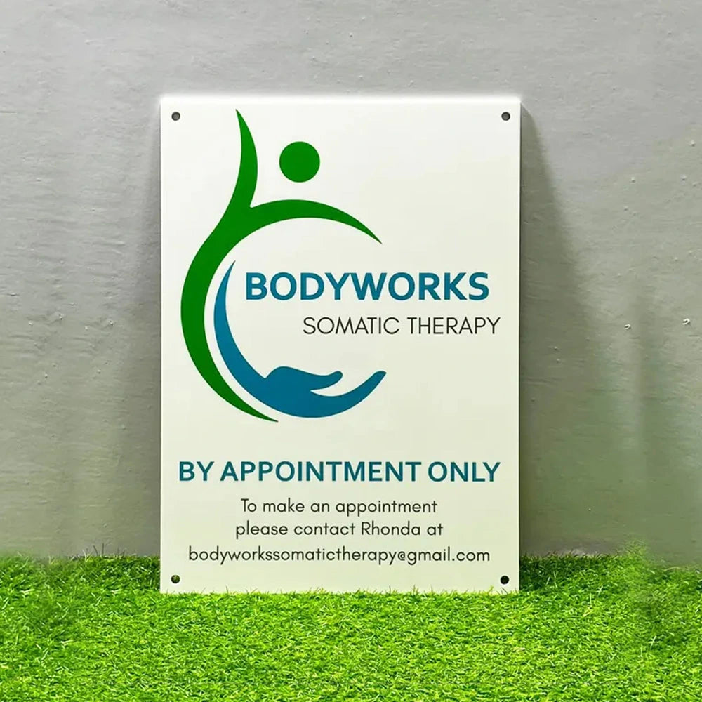 Custom Logo Sign for Wall - Personalized Acrylic Shop Sign