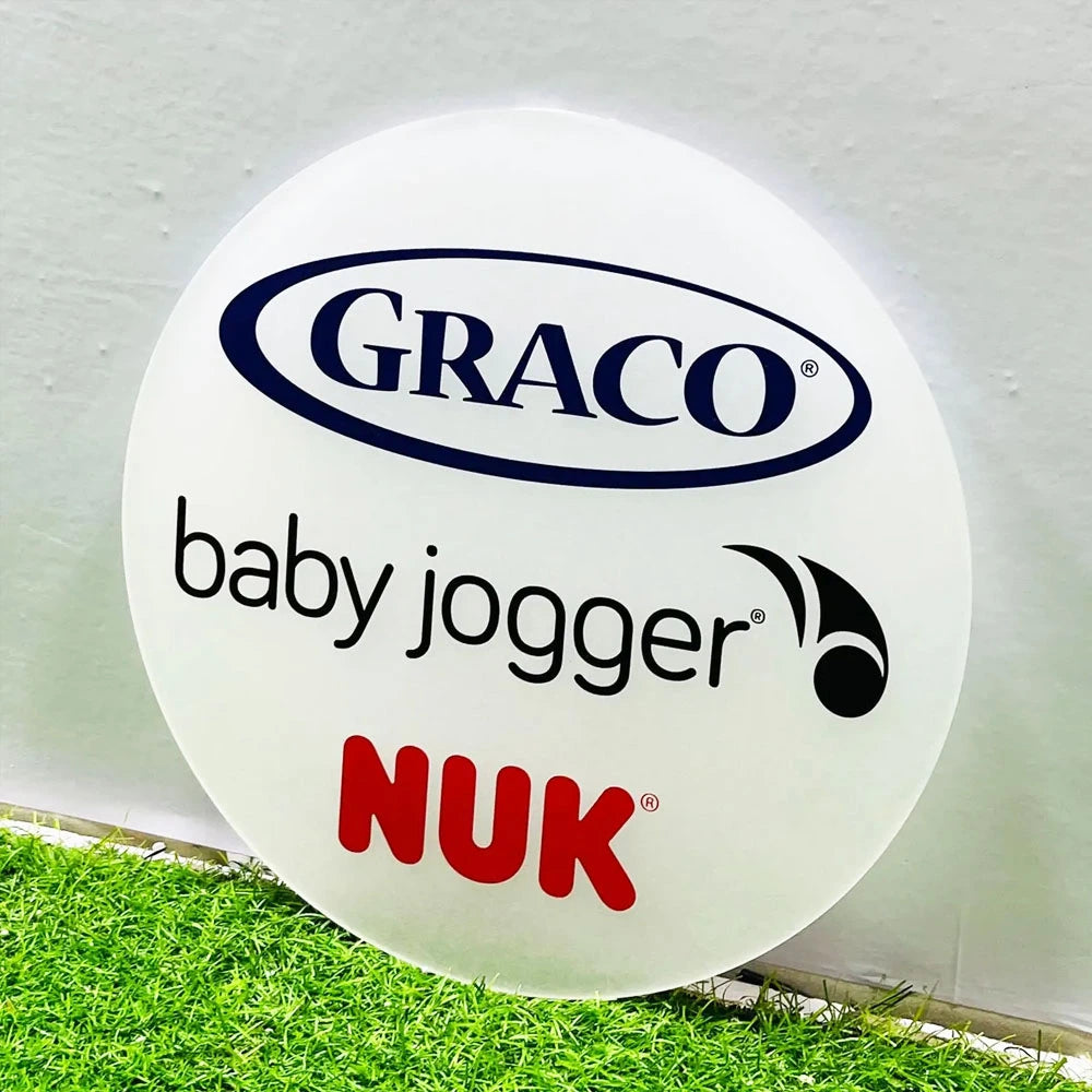 Logo Acrylic Sign - Personalized UV Printed Acrylic Business Logo Wall Decor