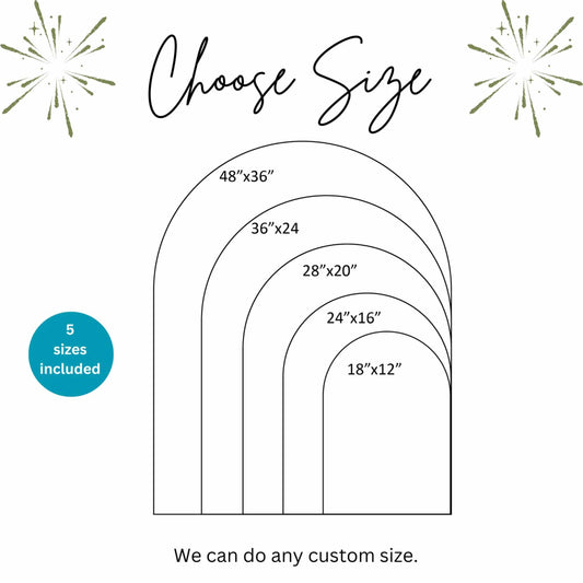 Nikkah Welcome Sign - Personalized Arched Acrylic Wedding Welcome Sign - Wedding Signs - Custom Logo Sign