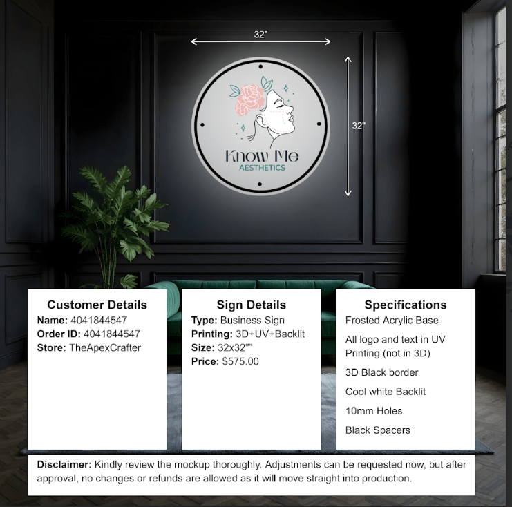 4041844547 - TheApexCrafter - Business Logo Sig - Custom Logo Sign - 4041844547 - TheApexCrafter - Business Logo Sig