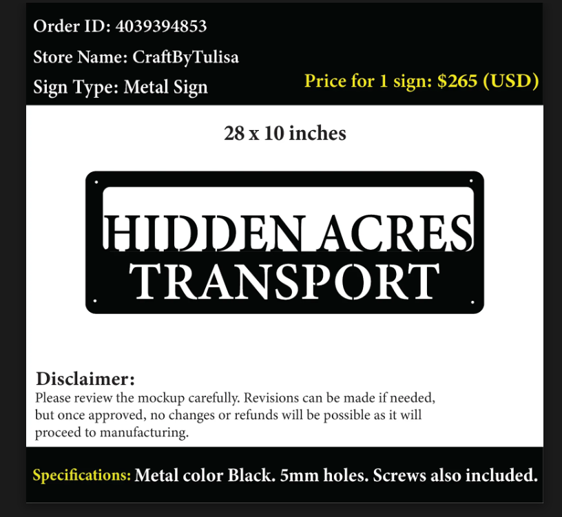 Metal Sign-Nickie