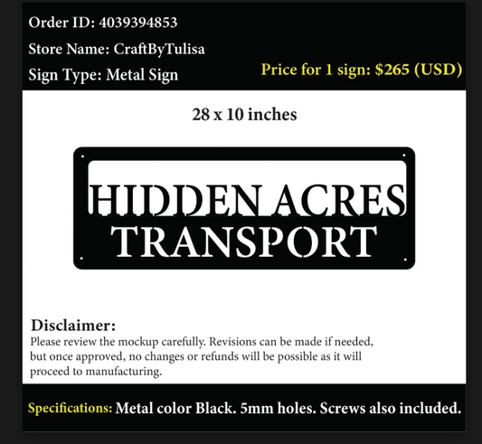 Metal Sign-Nickie