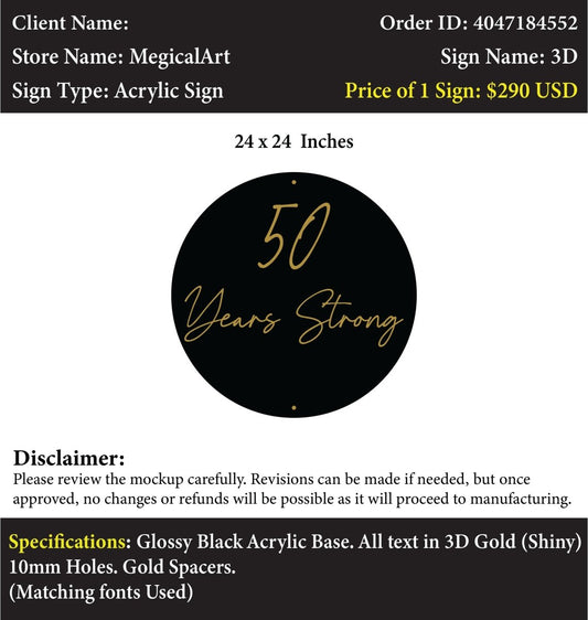 Custom Acrylic Business Sign - Felicia Hopkins - Custom Logo Sign - Custom Acrylic Business Sign - Felicia Hopkins