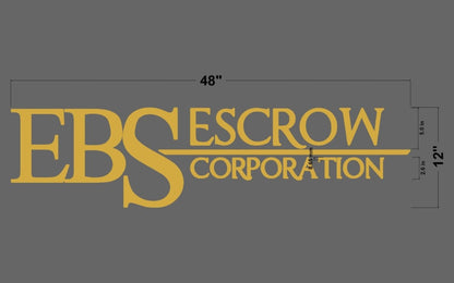 Custom Acrylic Business Sign - Jacquie - Custom Logo Sign - Custom Acrylic Business Sign - Jacquie