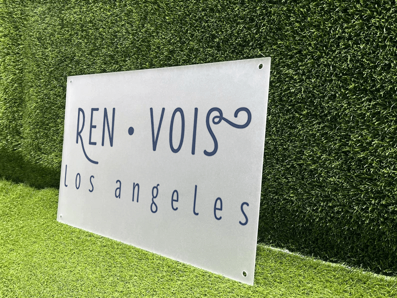 Custom Acrylic Business Sign - Tina - Custom Logo Sign - Custom Acrylic Business Sign - Tina
