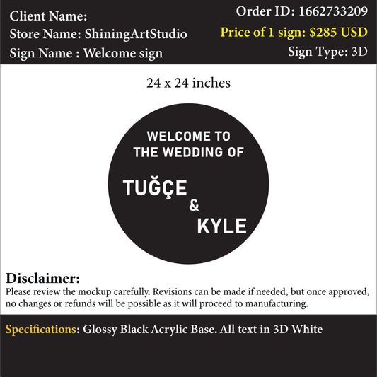 Custom Acrylic Sign - Custom Logo Sign - Custom Acrylic Sign