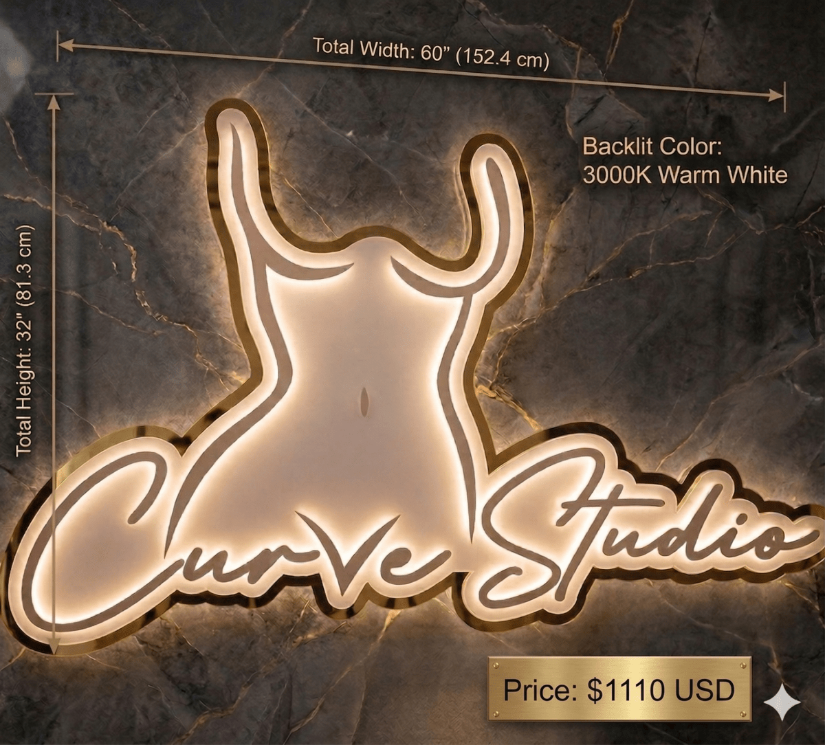 Custom Acrylic sign - Shopify - Karen - Custom Logo Sign - Custom Acrylic sign - Shopify - Karen