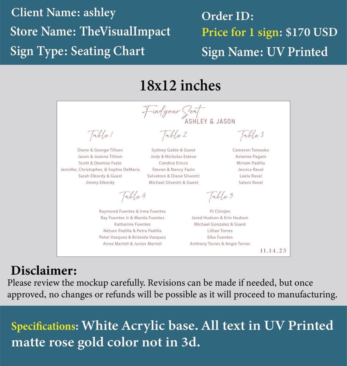 Custom Acrylic UV Sign - ashley - Custom Logo Sign - Custom Acrylic UV Sign - ashley