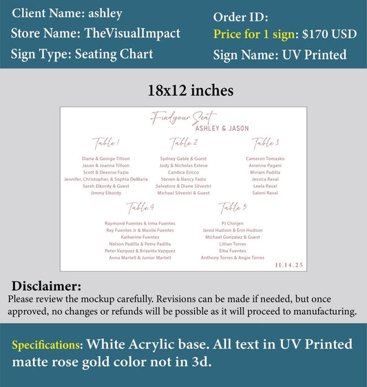 Custom Acrylic UV Sign - ashley - Custom Logo Sign - Custom Acrylic UV Sign - ashley