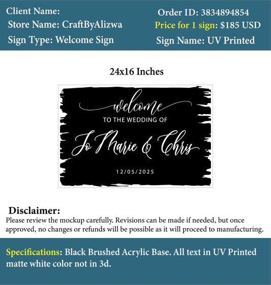Custom Acrylic UV Sign - Margies - Custom Logo Sign - Custom Acrylic UV Sign - Margies