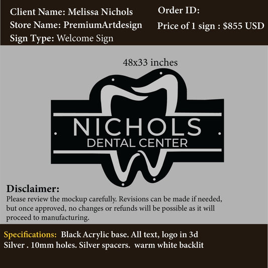 custom Business acrylic sign - Etsy_Melissa - Custom Logo Sign - custom Business acrylic sign - Etsy_Melissa