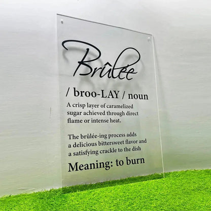 Custom Logo Sign for Wall - Personalized Acrylic Shop Sign - UV Printed Business Signs - Custom Logo Sign