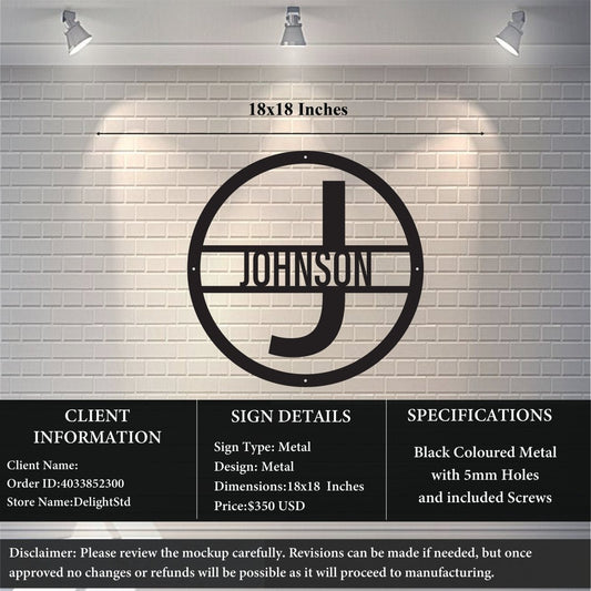 Custom Metal Sign - Caitlynn Osting - Custom Logo Sign - Custom Metal Sign - Caitlynn Osting