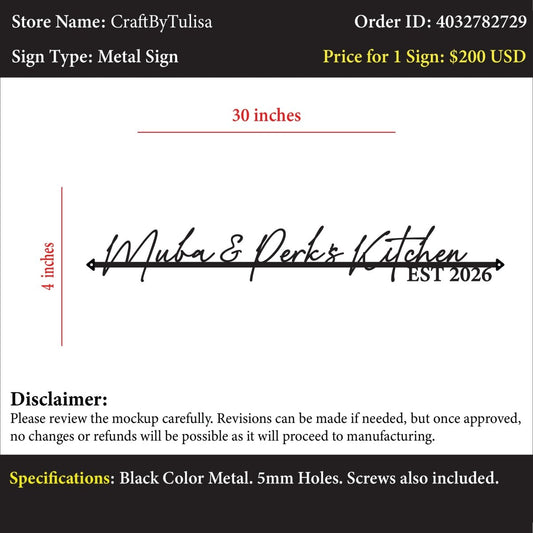 Custom Metal Sign - Terri - Custom Logo Sign - Custom Metal Sign - Terri