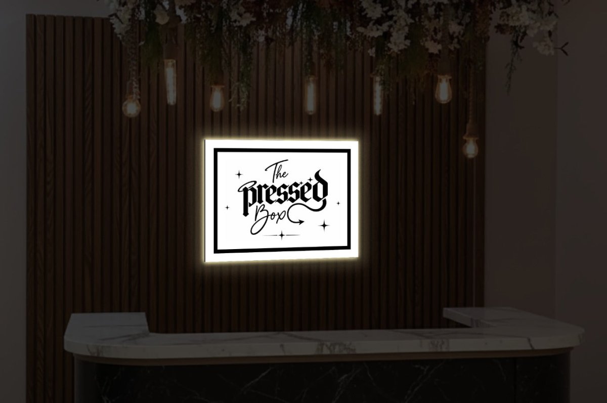 Custom UV Neon sign - Chantel brown - Custom Logo Sign - Custom UV Neon sign - Chantel brown