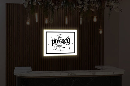 Custom UV Neon sign - Chantel brown - Custom Logo Sign - Custom UV Neon sign - Chantel brown