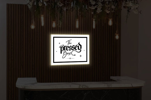 Custom UV Neon sign - Chantel brown - Custom Logo Sign - Custom UV Neon sign - Chantel brown