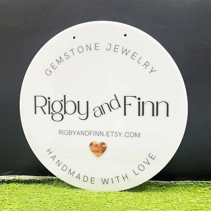 Logo Acrylic Sign - Personalized UV Printed Acrylic Business Logo Wall Decor