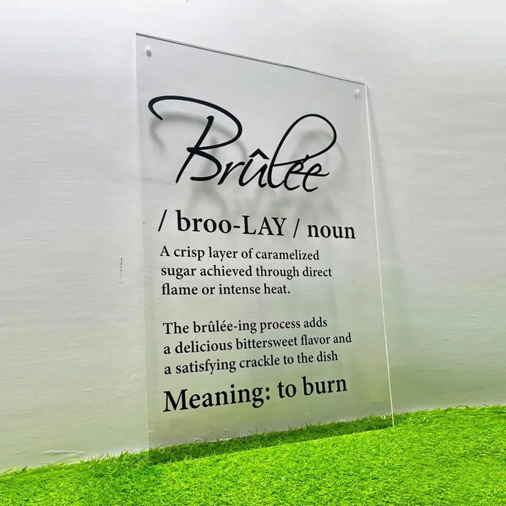 Custom Logo Sign for Wall - Personalized Acrylic Shop Sign
