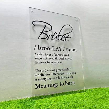 Custom Logo Sign for Wall - Personalized Acrylic Shop Sign