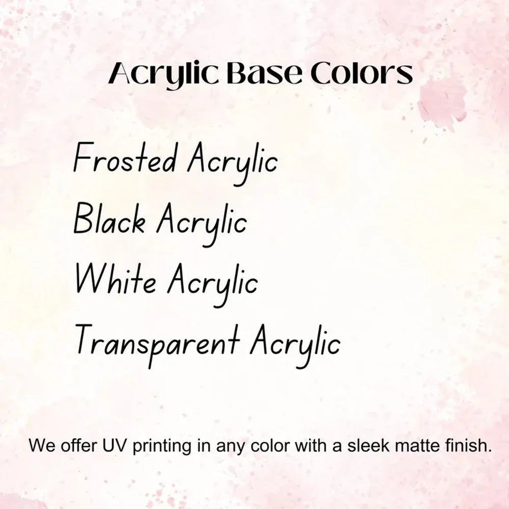 Welcome to Our Wedding Sign - Rectangular Brush-Paint Acrylic Sign