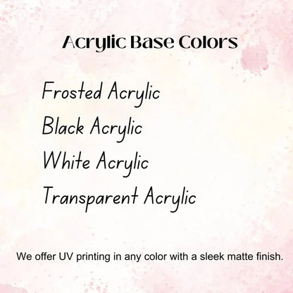 Welcome to Our Wedding Sign - Rectangular Brush-Paint Acrylic Sign