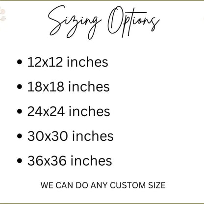Logo Acrylic Sign - Square Acrylic Business Logo Sign for Office - UV Printed Business Signs - Custom Logo Sign