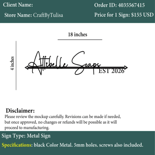 Metal Sign, 4035567415 - Custom Logo Sign - Metal Sign, 4035567415