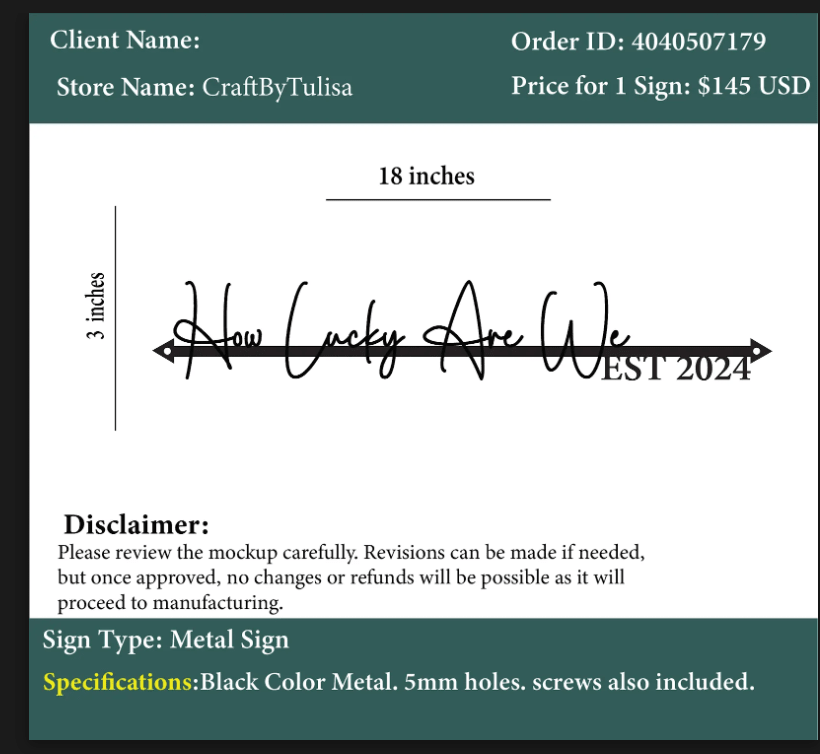 Metal Sign - carrie morabito - Custom Logo Sign - Metal Sign - carrie morabito