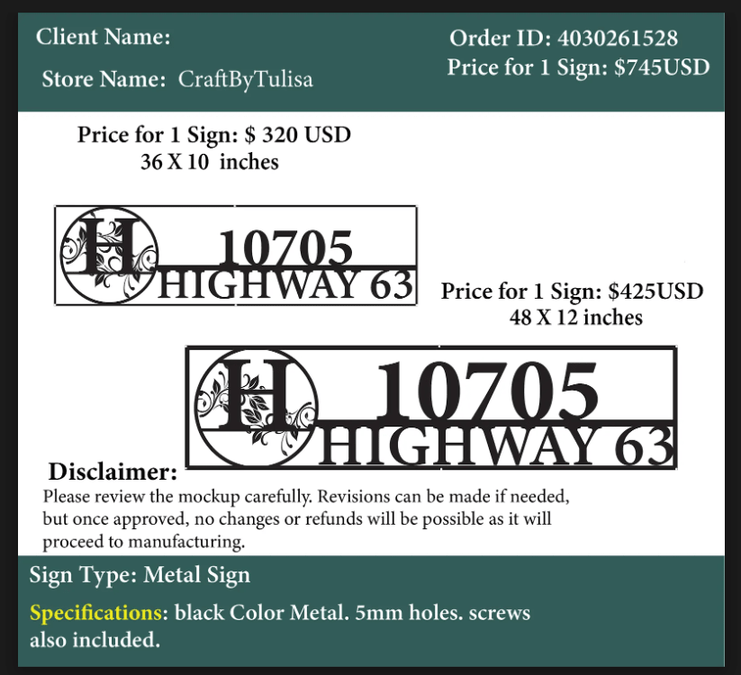 Metal Sign - Matt Hamp - Custom Logo Sign - Metal Sign - Matt Hamp
