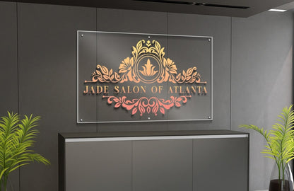 UV Printed Sign - Jade - Custom Logo Sign - UV Printed Sign - Jade